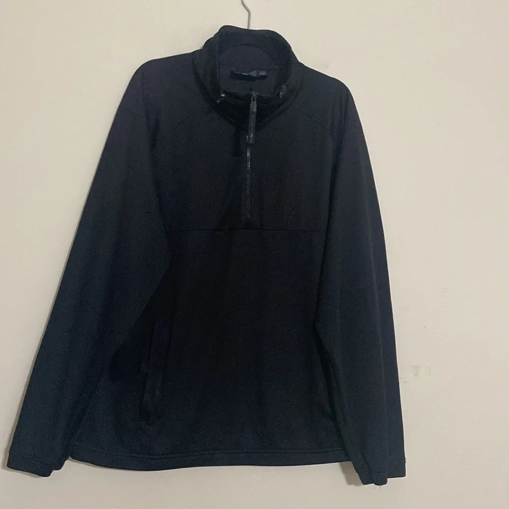 Storm Men's Black Lightweight Quarter-Zip Jacket XL/ TG outdoor hiking camp